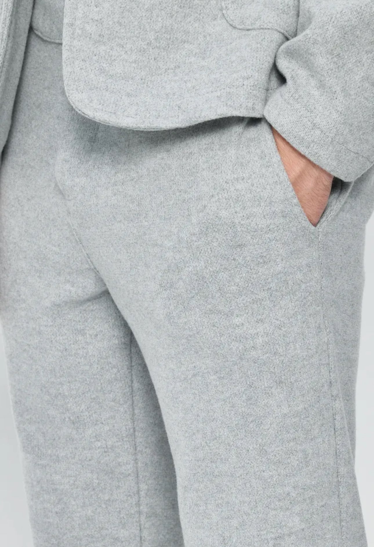 Ensemble costume gris claire
