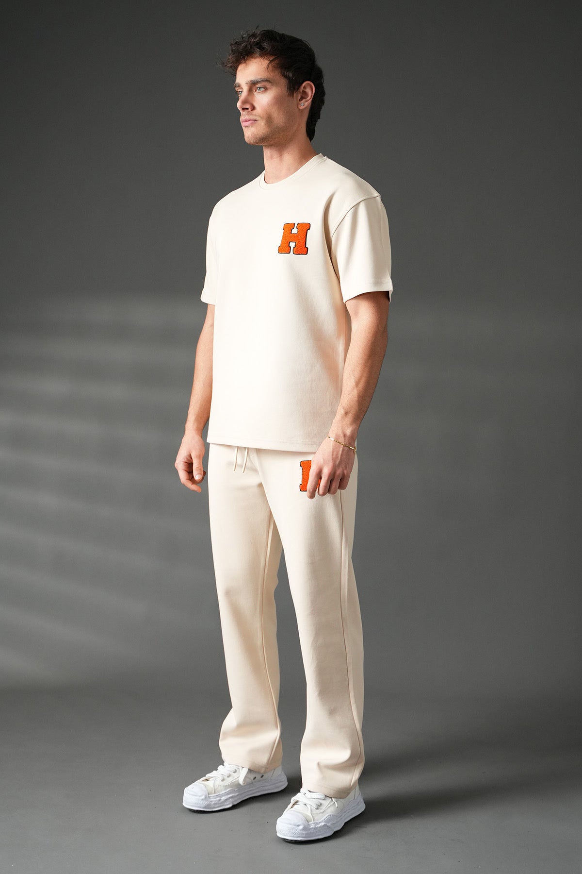 ENSEMBLE LETTRE H BEIGE