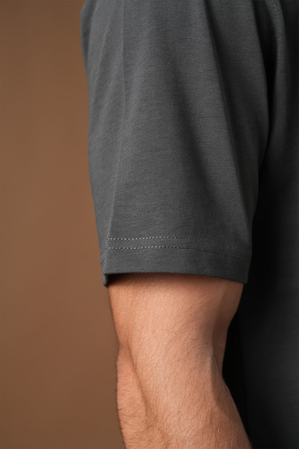 T-shirt uni anthracite