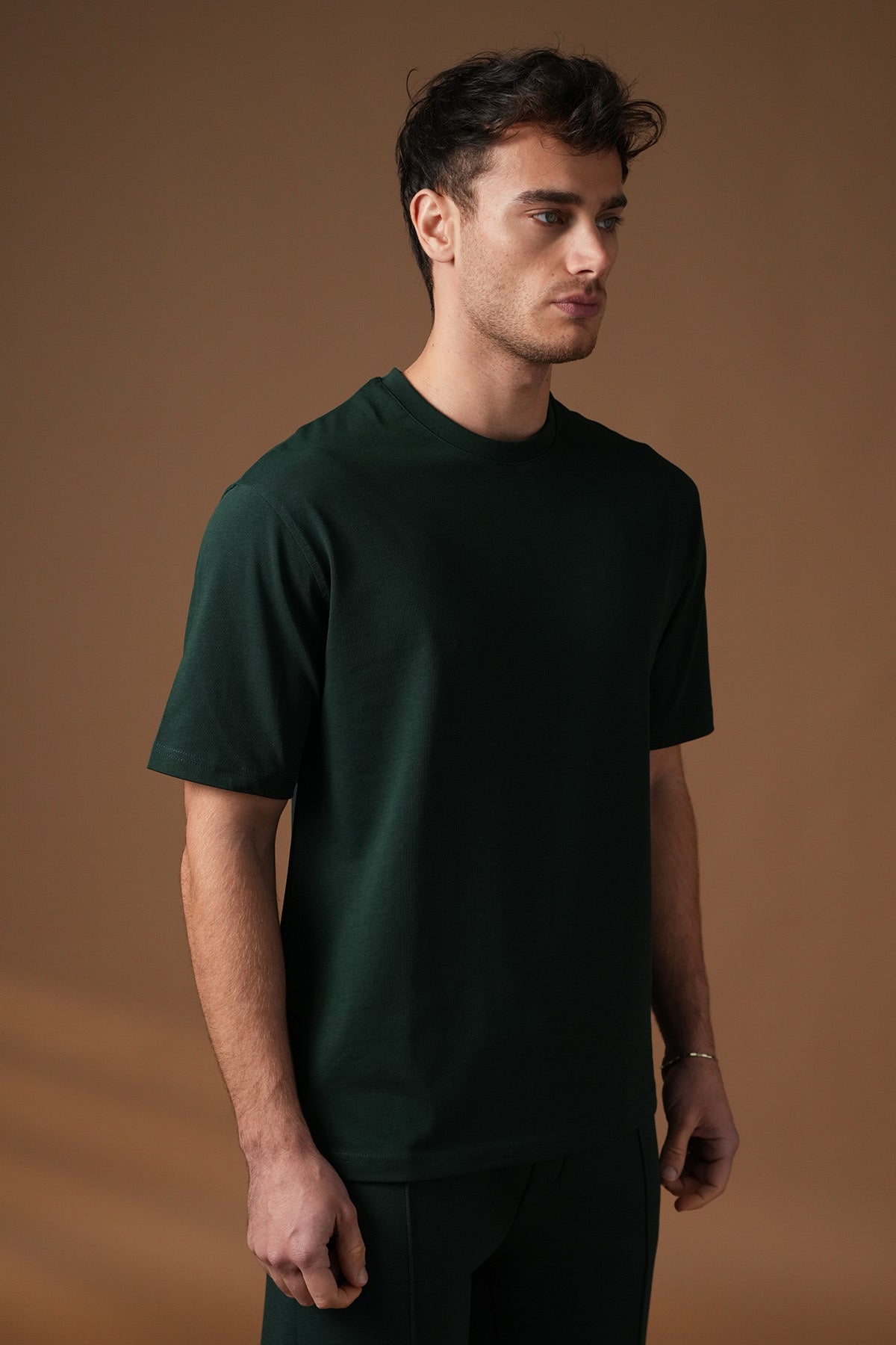 T-shirt uni khaki