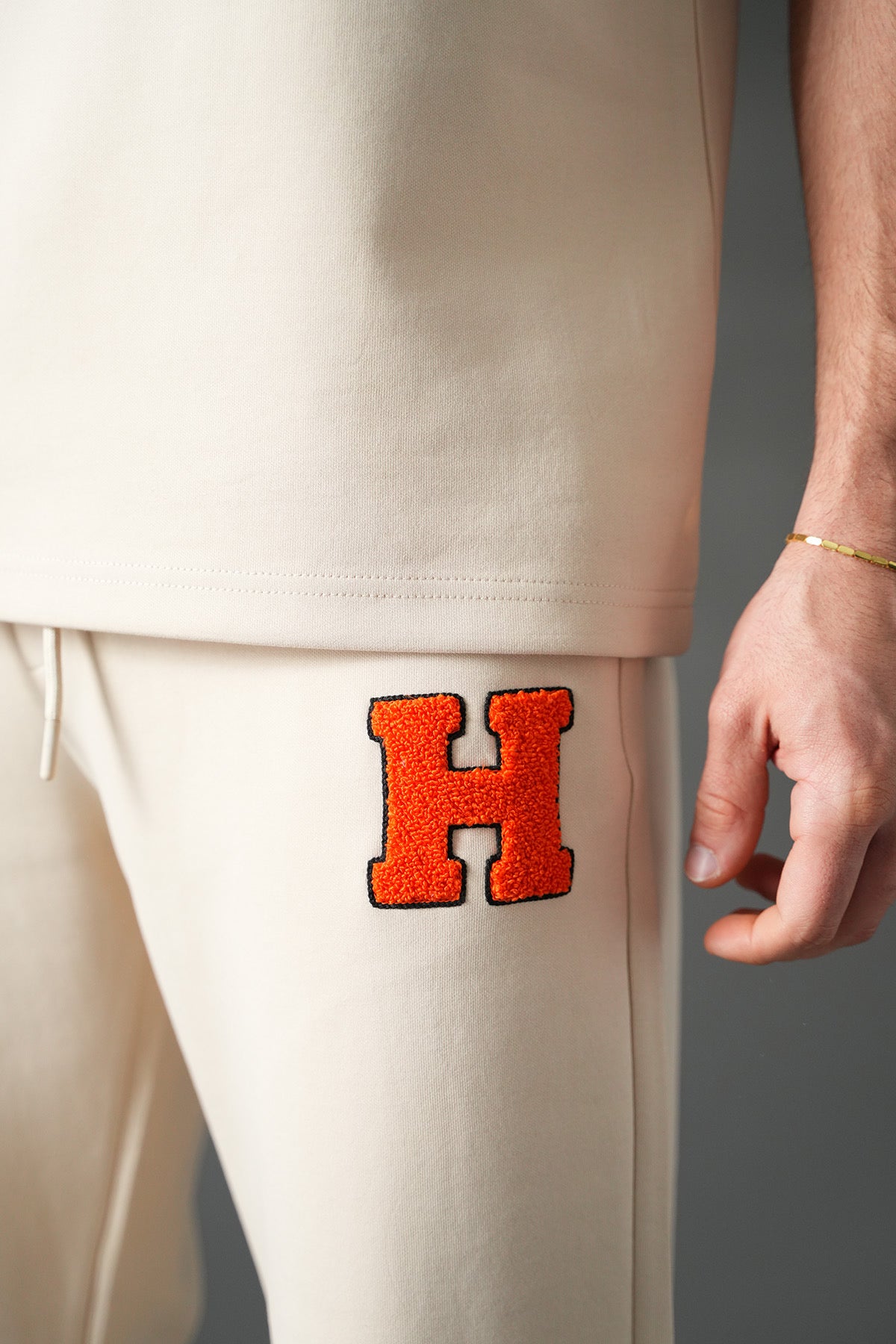 ENSEMBLE LETTRE H BEIGE
