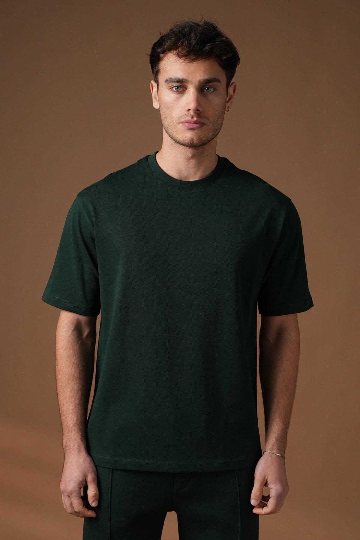 T-shirt uni khaki