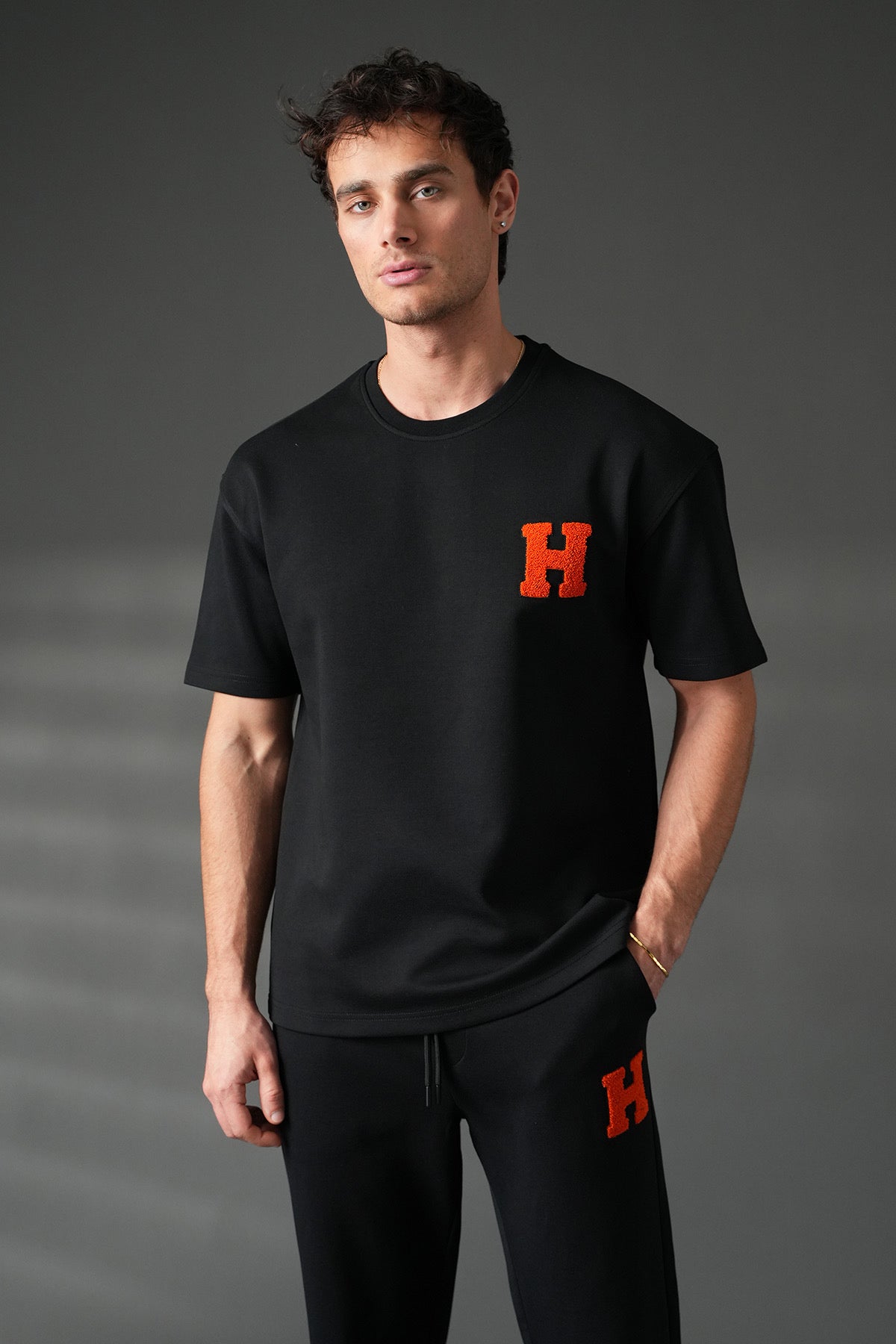 ENSEMBLE LETTRE H NOIR