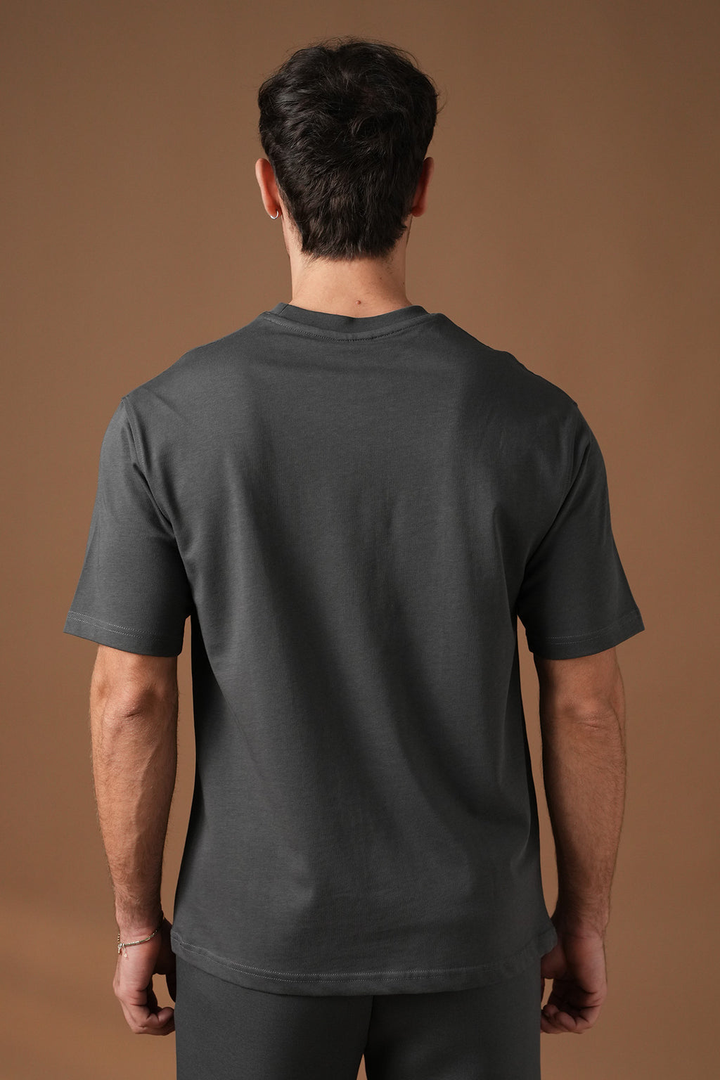 T-shirt uni anthracite