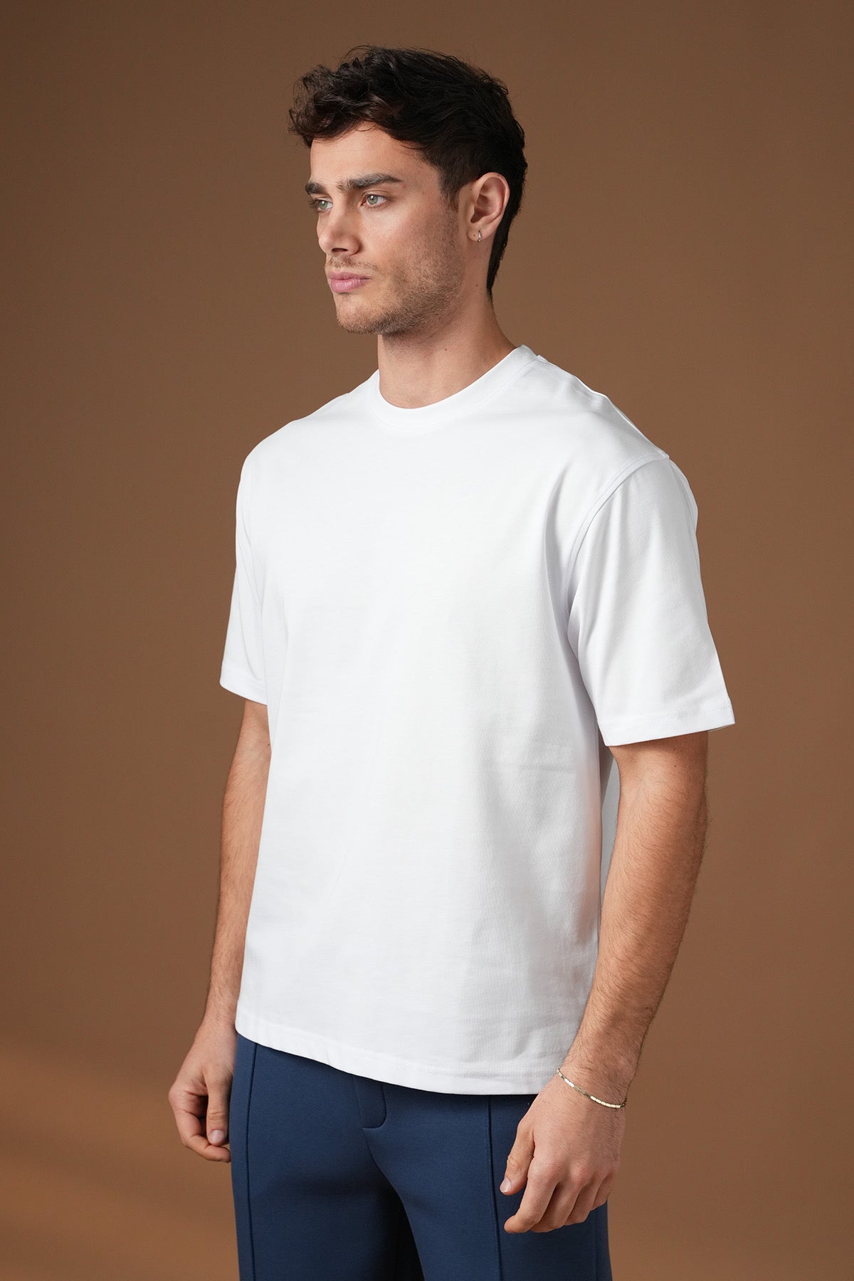 T-shirt uni blanc