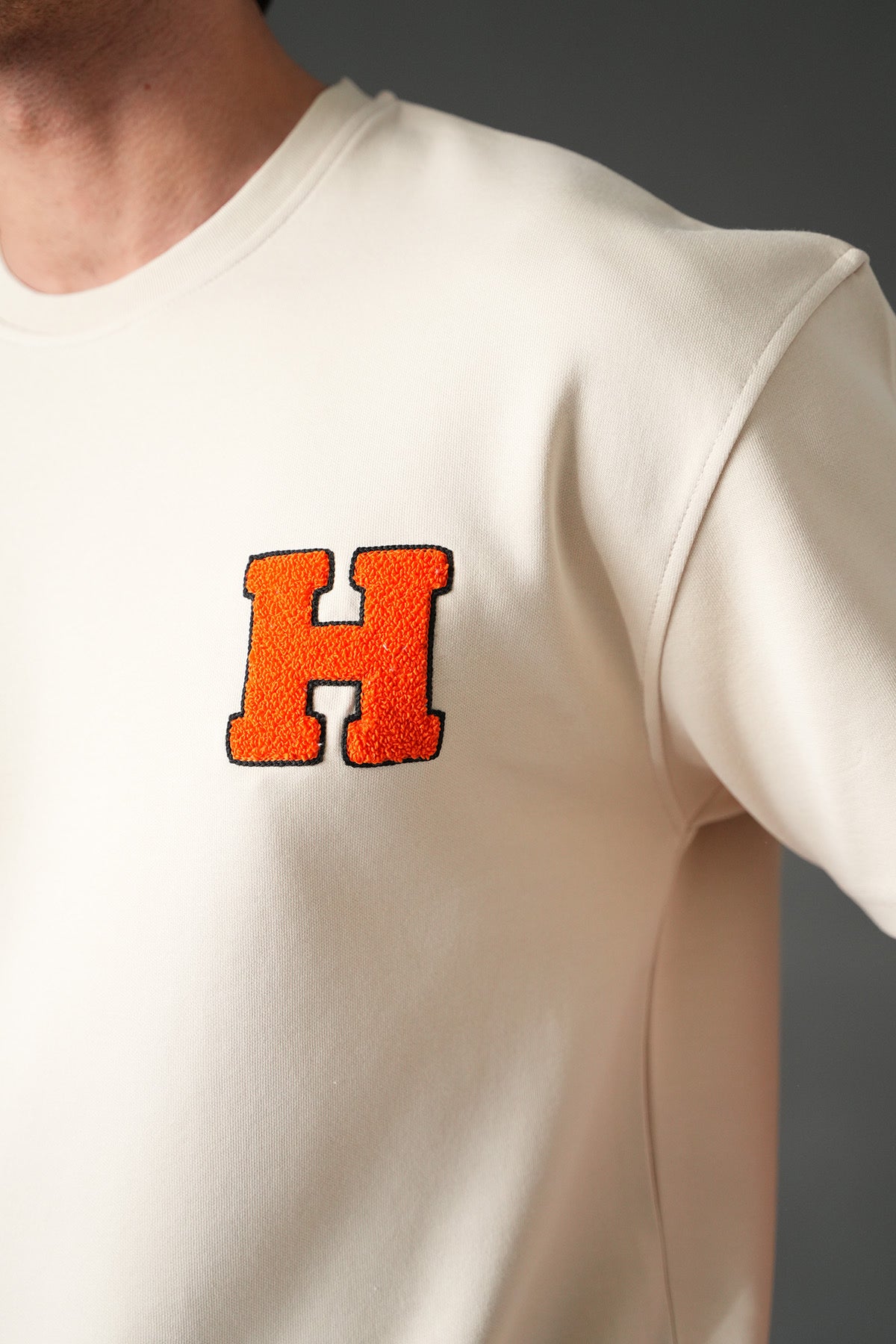 ENSEMBLE LETTRE H BEIGE