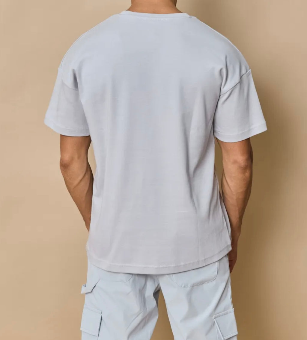 T-SHIRT OVERSIZE GRIS