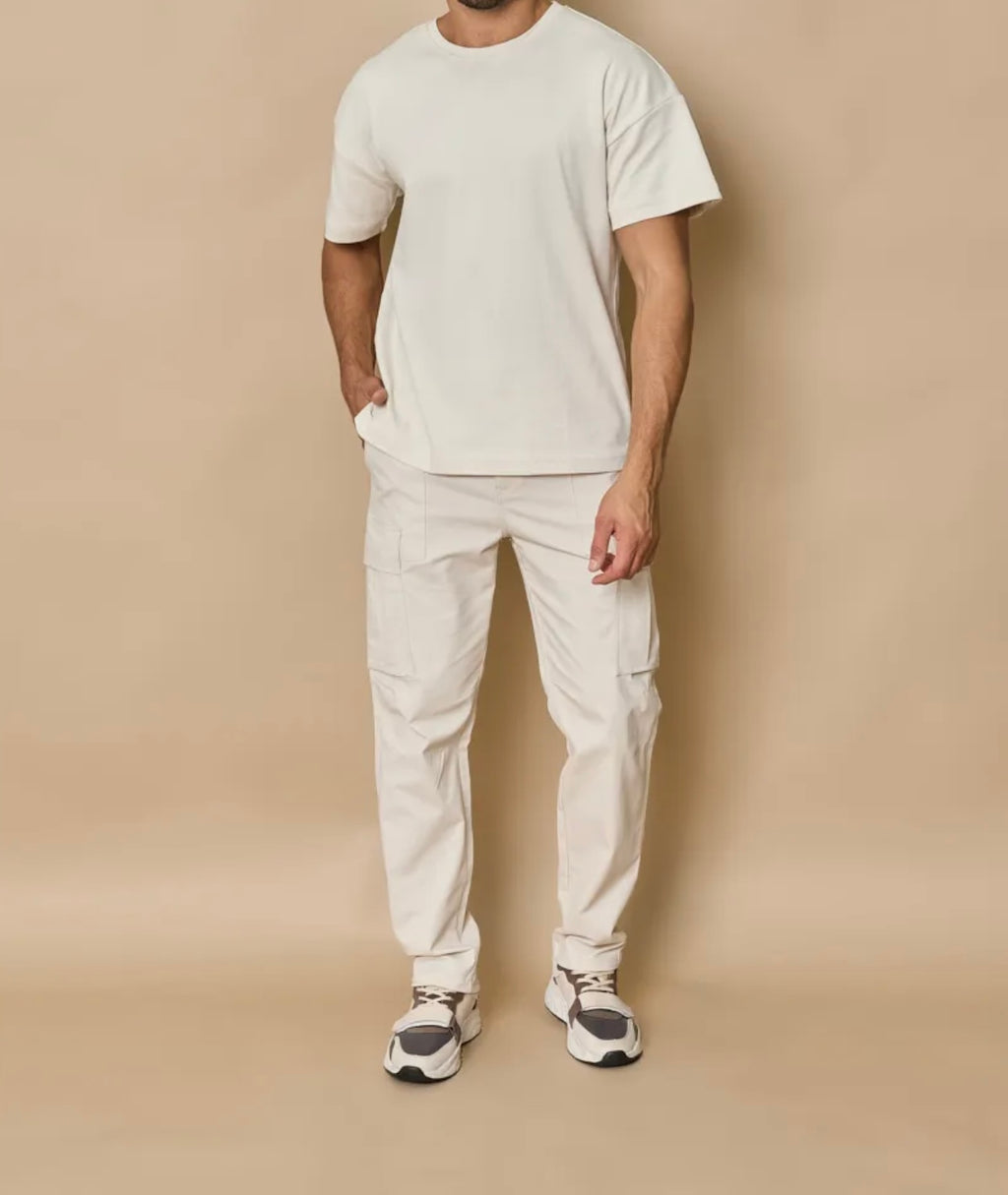 T-SHIRT OVERSIZE BEIGE