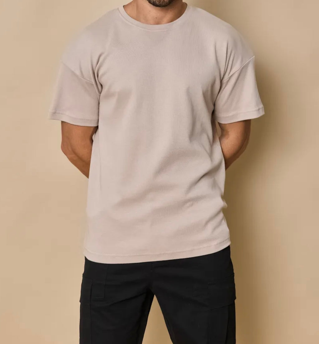 T-SHIRT OVERSIZE CAMEL