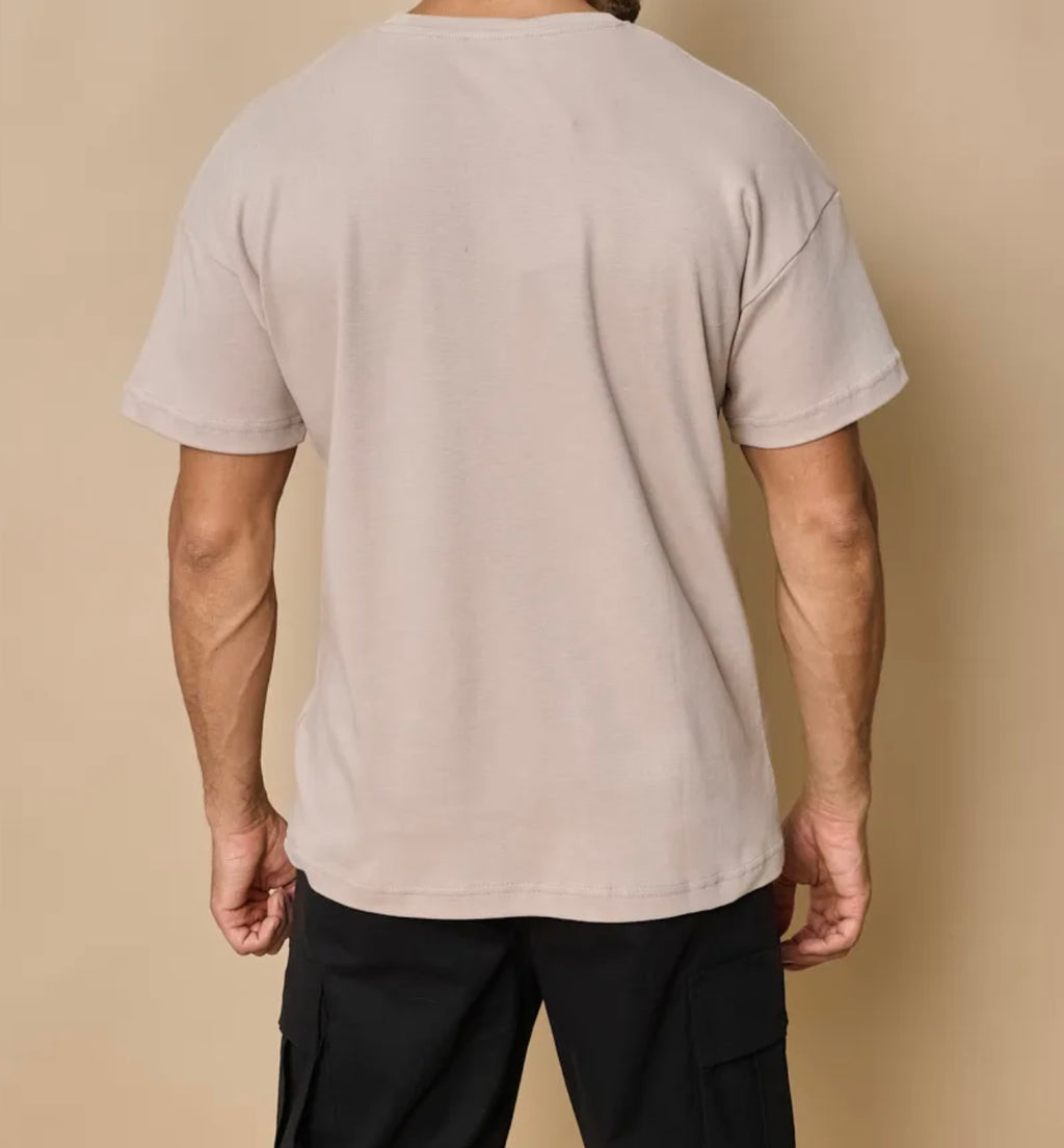 T-SHIRT OVERSIZE CAMEL