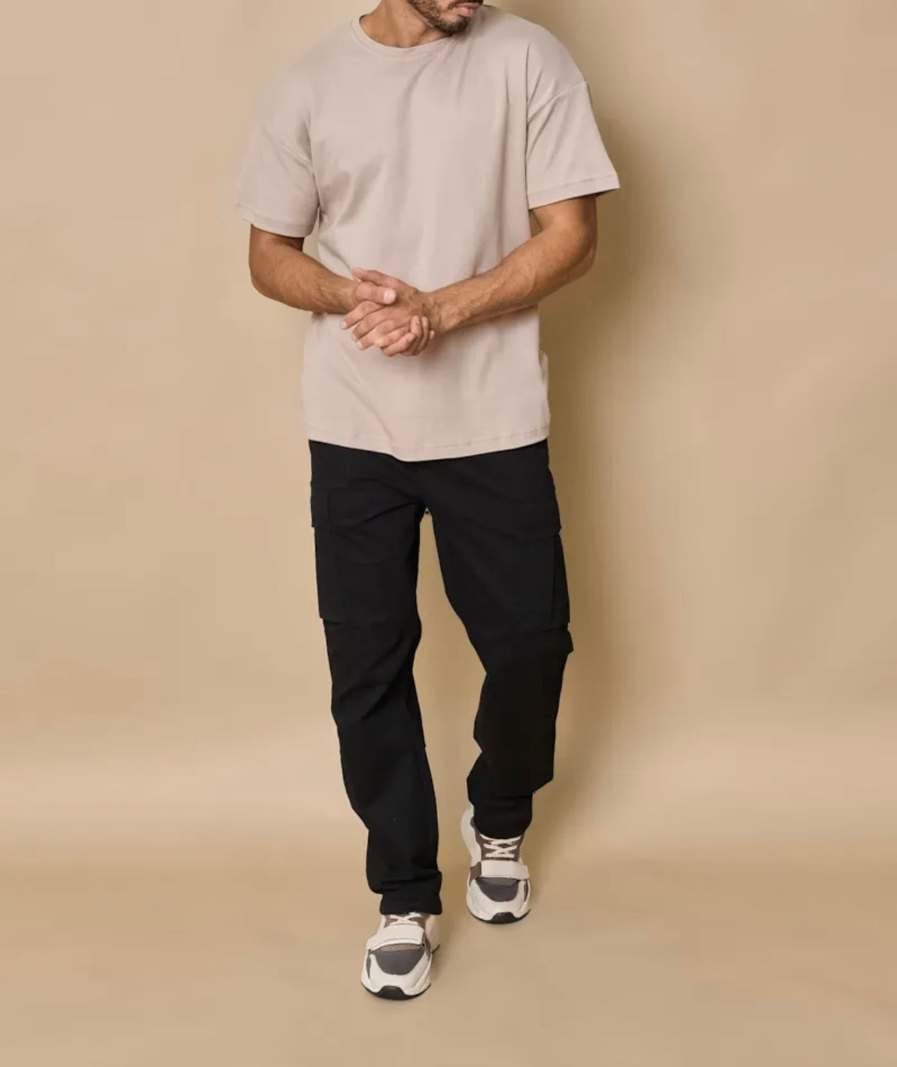 T-SHIRT OVERSIZE CAMEL