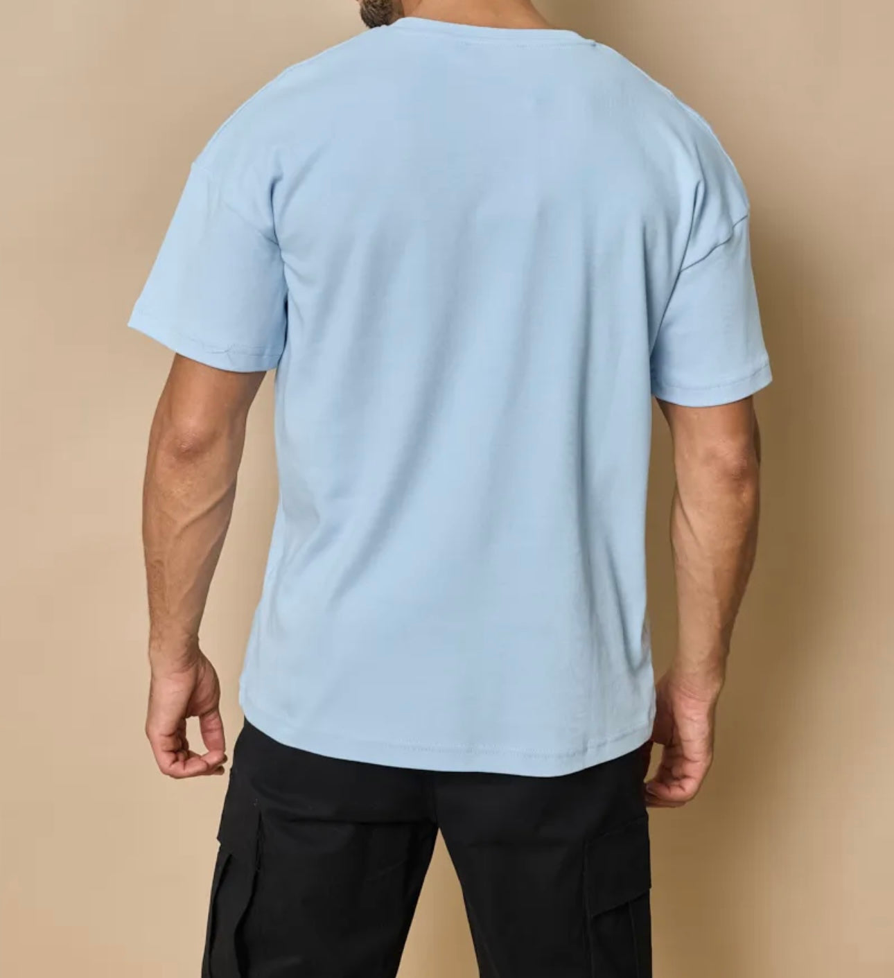 T-SHIRT OVERSIZE BLEU