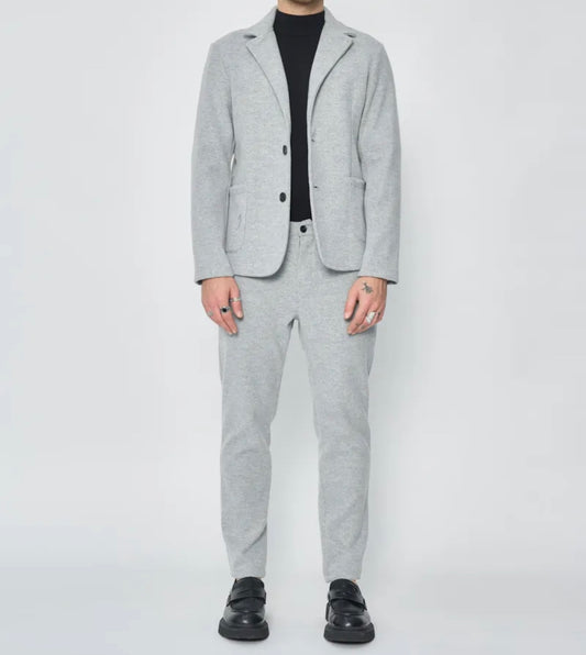 Ensemble costume gris claire