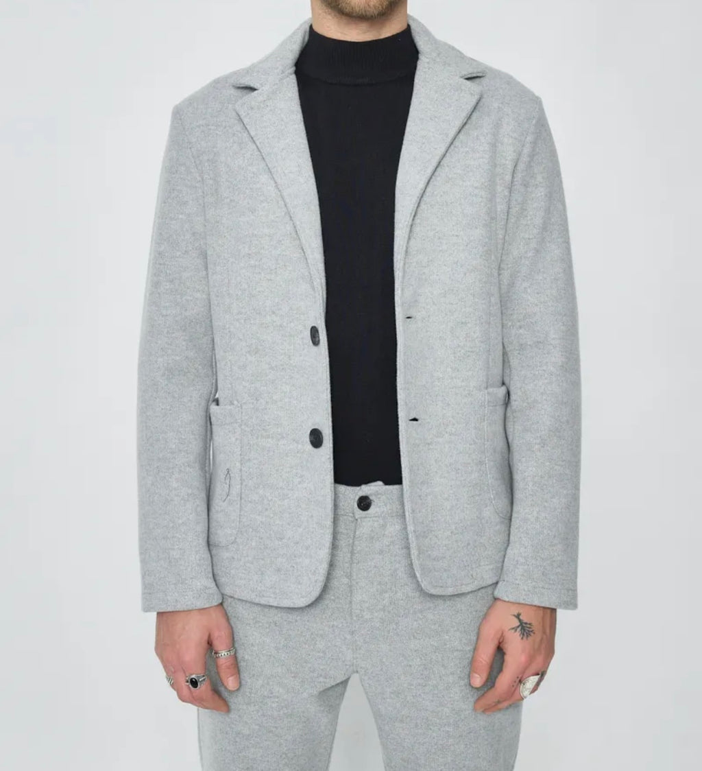 Ensemble costume gris claire