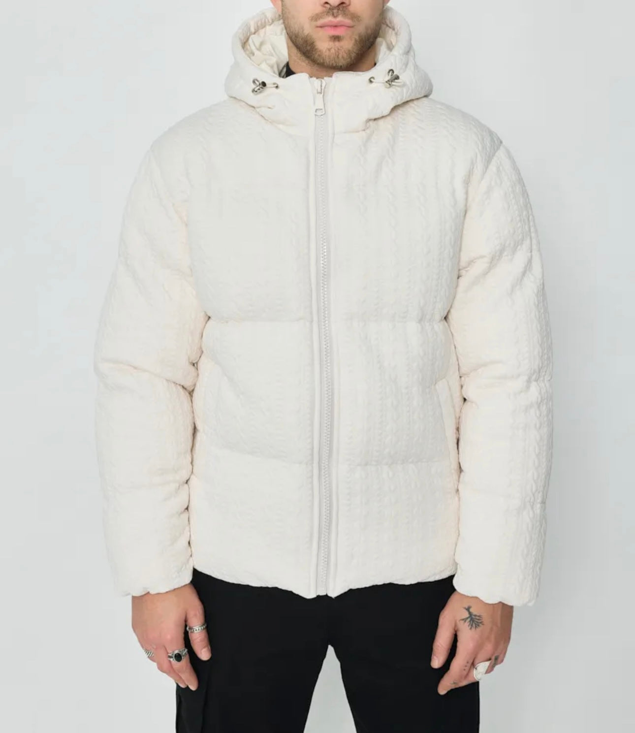 Doudoune beige