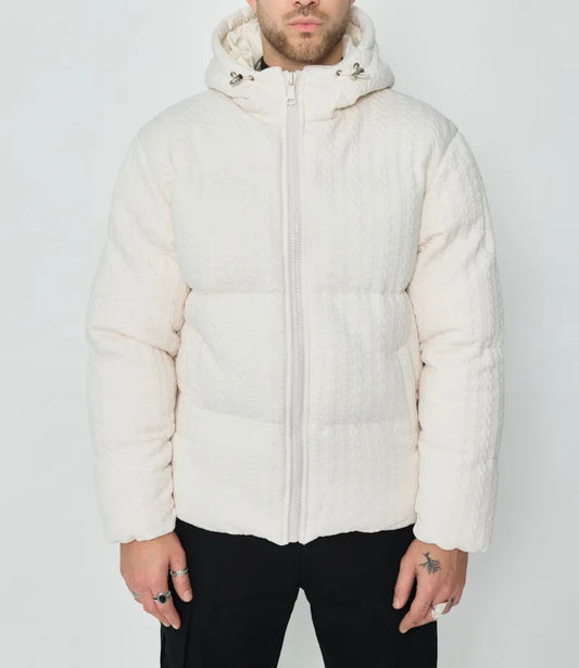 Doudoune beige