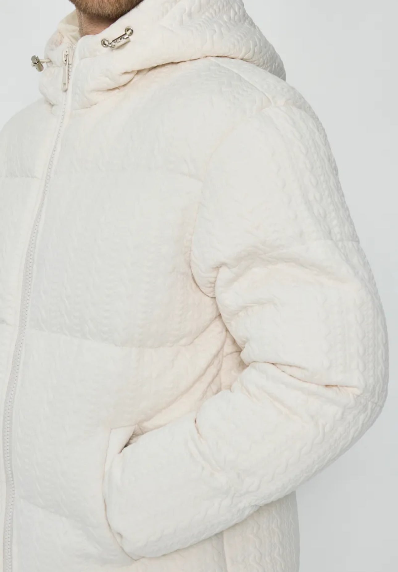Doudoune beige