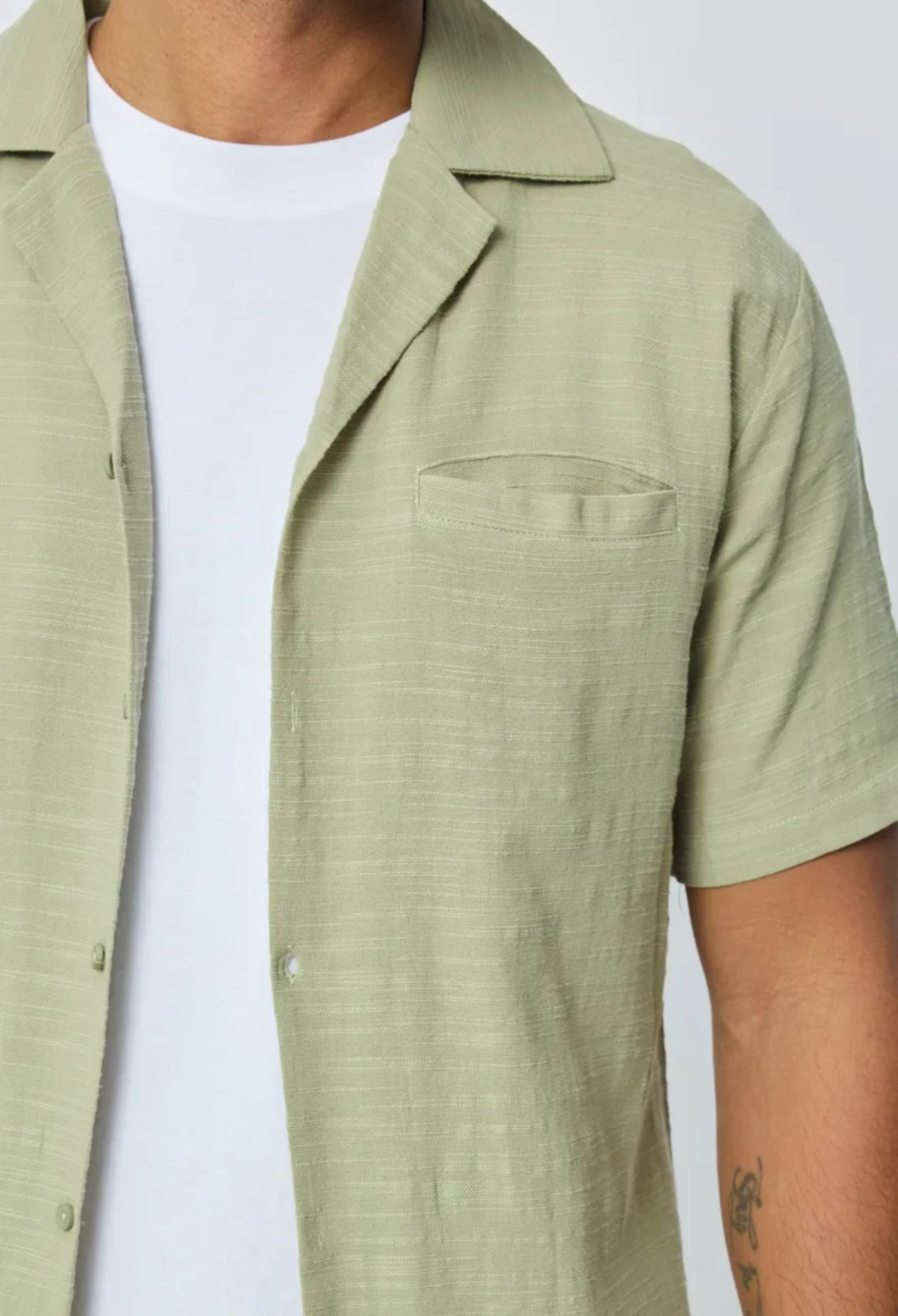 Ensemble vert en lin