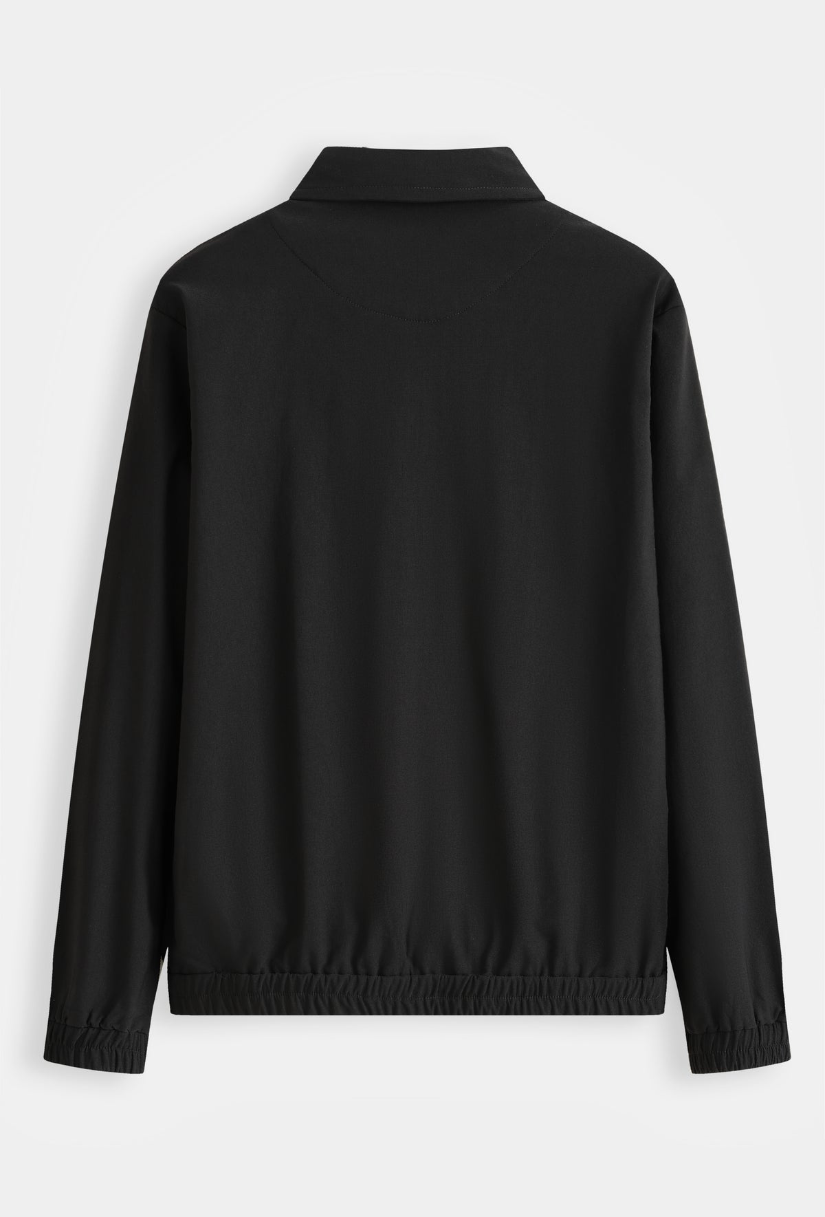 ENSEMBLE NOIR AVEC VESTE ZIPPÉE À COL