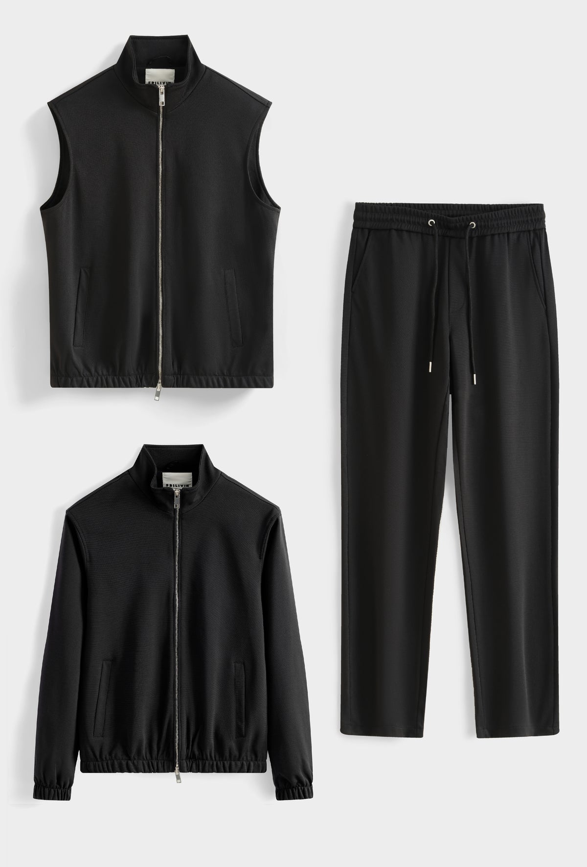 ENSEMBLE BLEU NOIR 3 PIÈCES