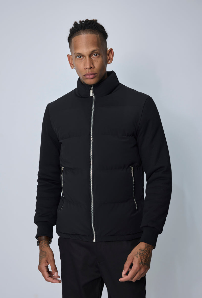 VESTE NOIRE ZIPPÉE