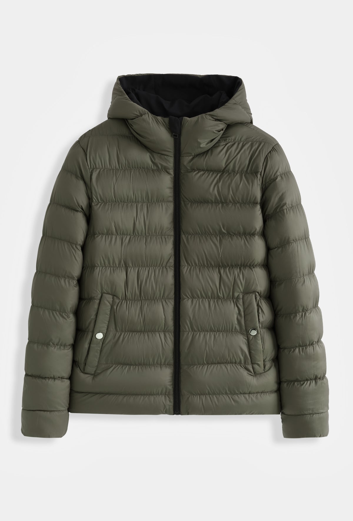 BLOUSON RÉVERSIBLE NOIR ET KAKI