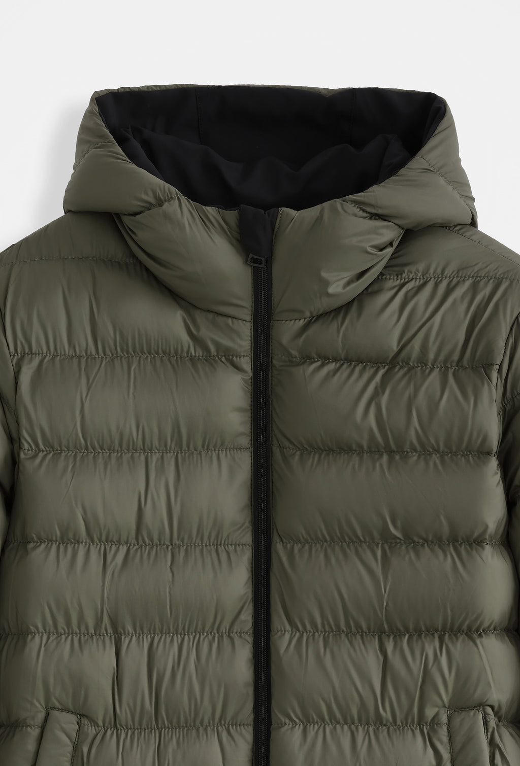 BLOUSON RÉVERSIBLE NOIR ET KAKI