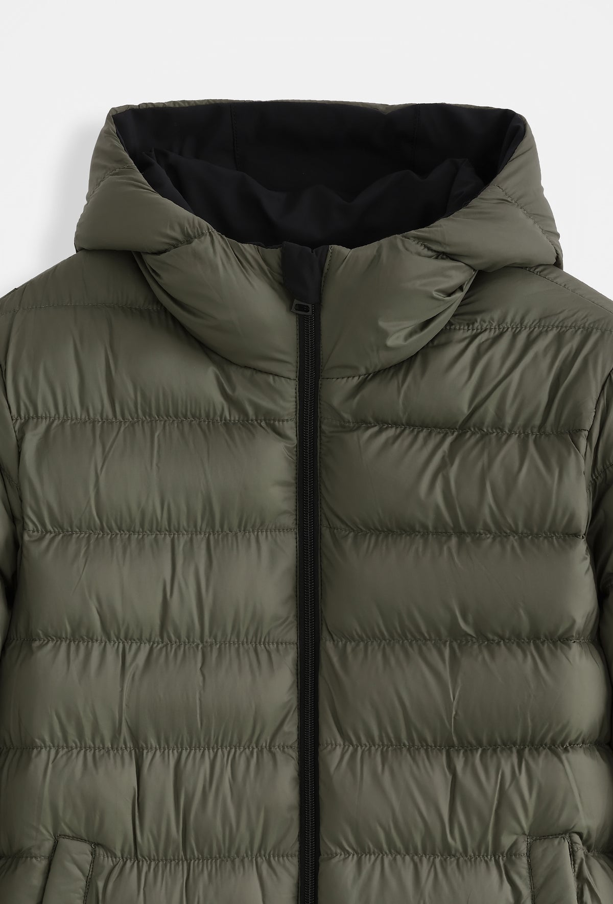 BLOUSON RÉVERSIBLE NOIR ET KAKI