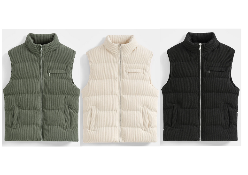 VESTE SANS MANCHES 3 COULEURS DISPO